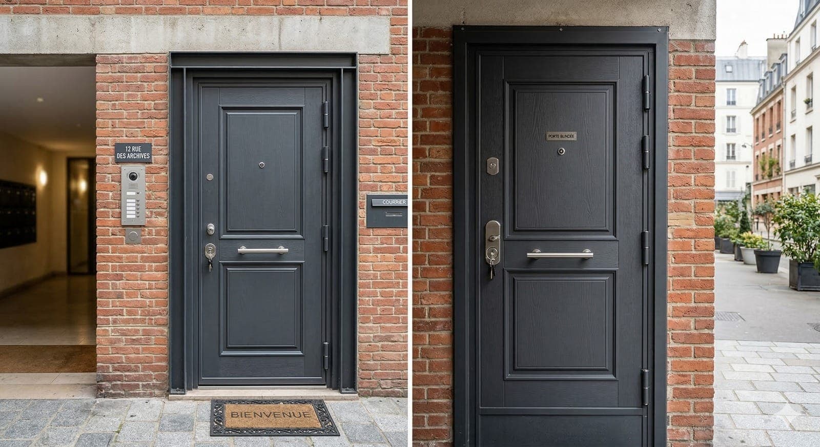 Blindage de porte haute sécurité certifié A2P — Shasama Fermeture Paris