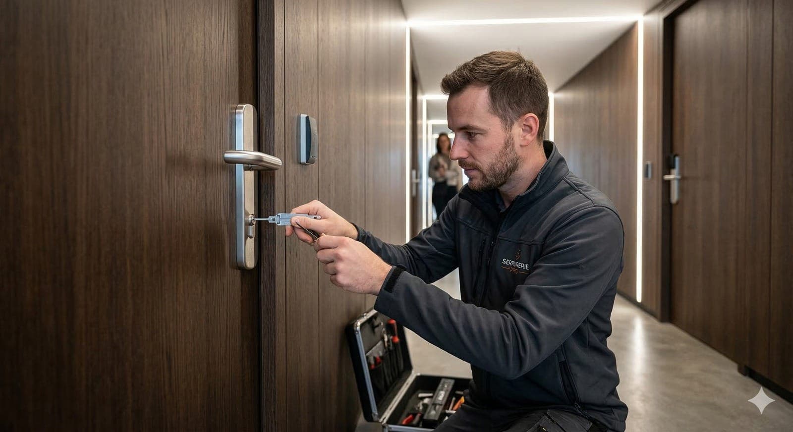 serrurerie ouverture porte claquée non-destructive certification A2P urgence Paris Île-de-France