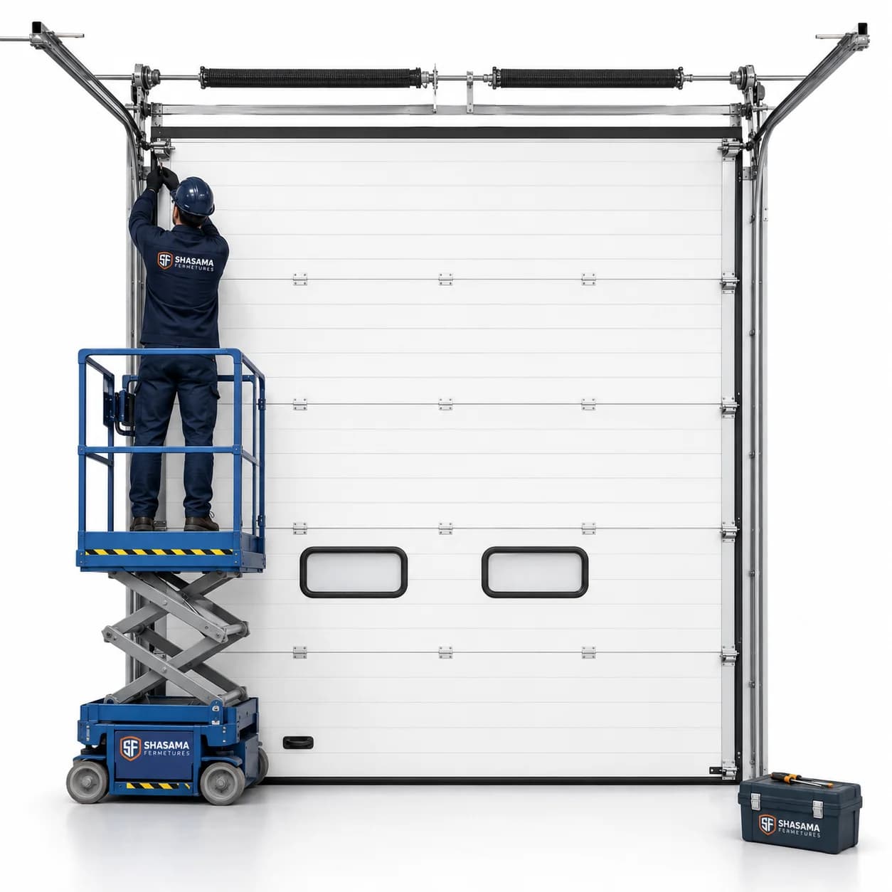 Porte sectionnelle industrielle
